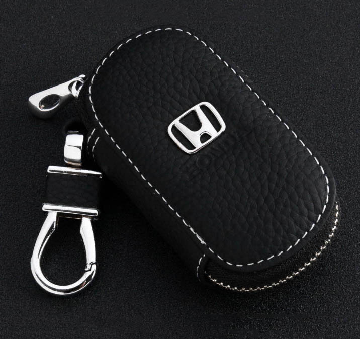 Bao da chìa khóa ô tô có khóa kéo các hãng xe (toyota, honda, kia, hyundai, mazda, ford (mẫu 2)