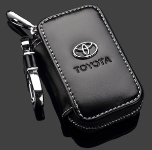 Bao da chìa khóa ô tô có khóa kéo toyota, honda, kia, hyundai, mazda, ford (mẫu 1)
