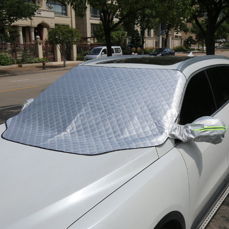 Tấm che nắng kính lái ô tô cao cấp có che gương ( mẫu 6 )