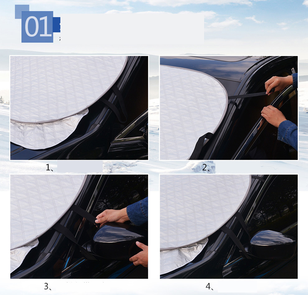 Tấm che nắng kính lái ô tô cao cấp, che ngoài ( mẫu 9 )