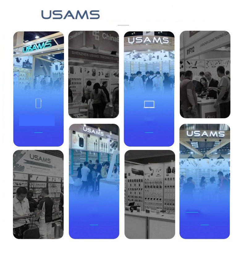 Cáp sạc nhanh cao cấp USAMS, 2 ra 3 sạc nhanh điện thoại IPhone, Samsung, Macbook Air  (mẫu 1)