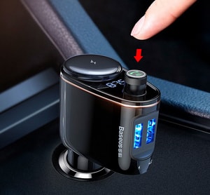 Tẩu nghe nhạc bluetooth Mp3 cho ô tô chính hãng Baseus (mẫu 5)