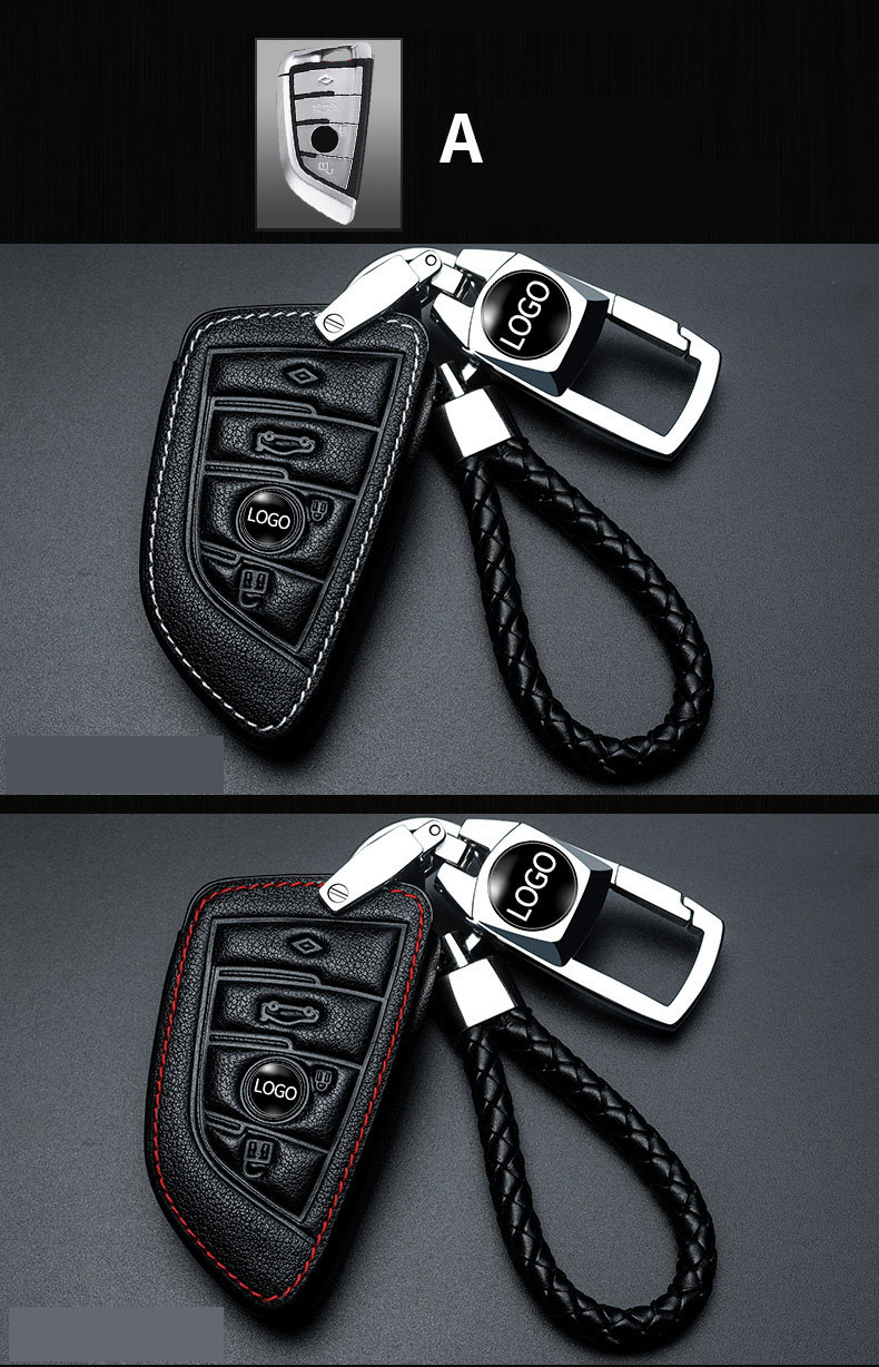 Bao da chìa khóa ô tô BMW  3 nút, 4 nút ( mẫu 1 )