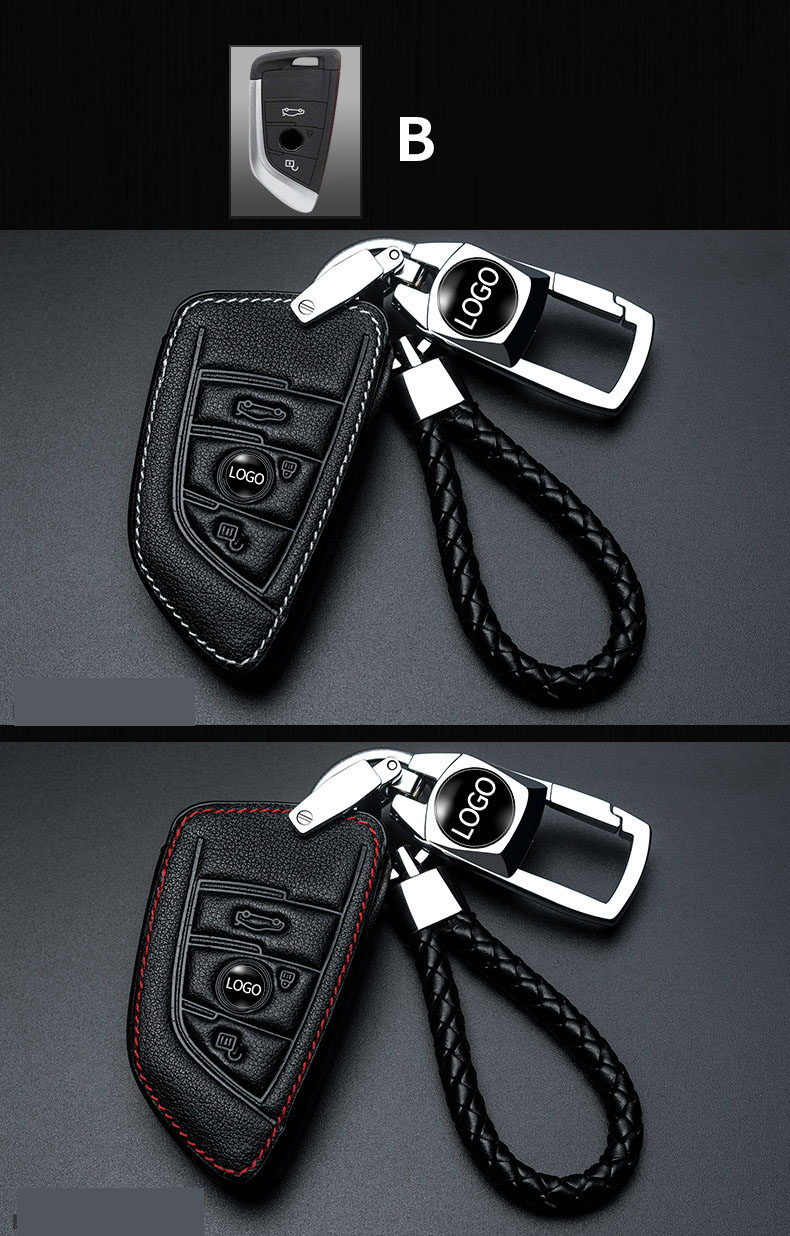 Bao da chìa khóa ô tô BMW  3 nút, 4 nút ( mẫu 1 )