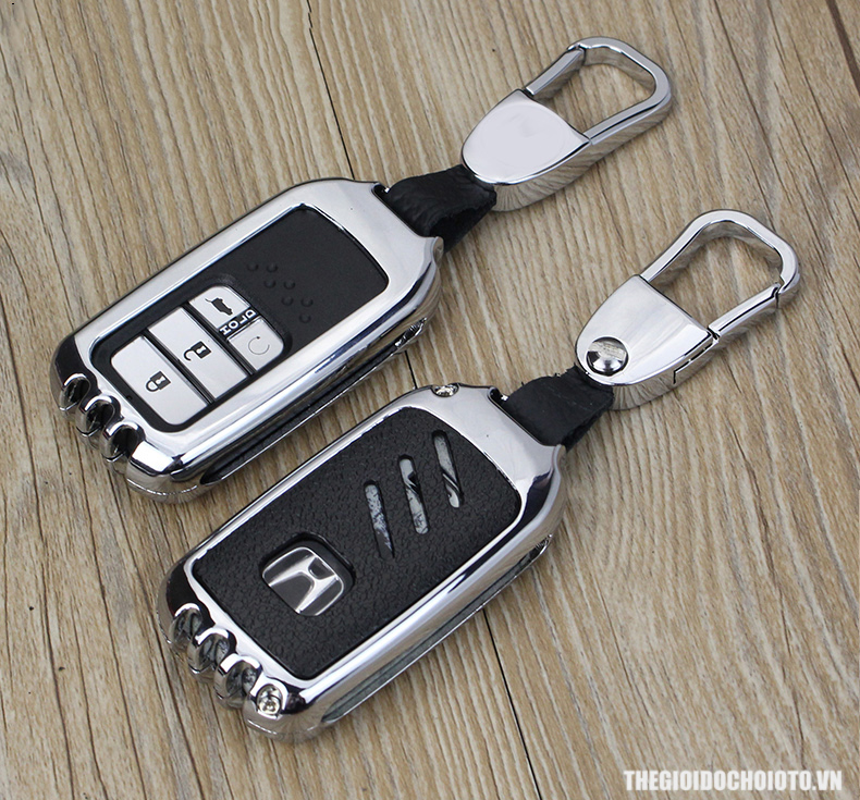 Ốp chìa khóa ô tô Honda kim loại cho Honda CRV, Honda City ...