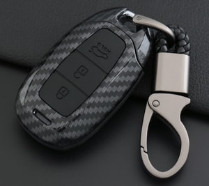 Ốp chìa khóa carbon cho xe Hyundai ( mẫu 2 )