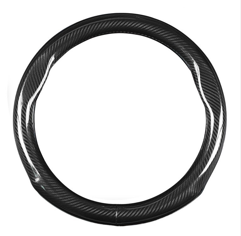 Bọc vô lăng ô tô carbon toàn bộ có logo các hãng ( mẫu 16 )