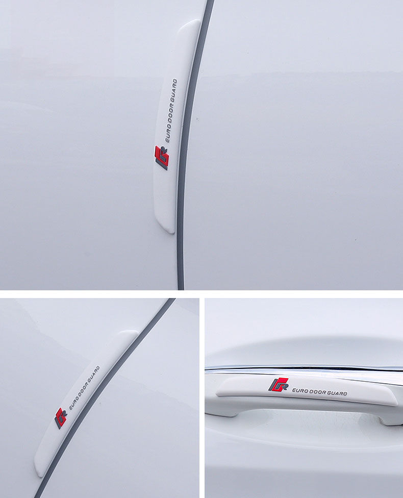 Bộ 6 miếng dán chống va đập cánh cửa ô tô mềm  IR Euro Door Guard ( Mẫu 16)