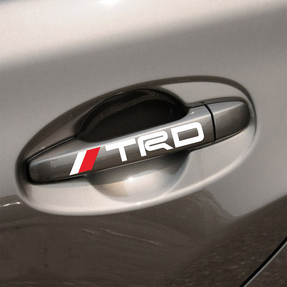 Tem TRD dán tay cửa xe ô tô (mẫu 2)