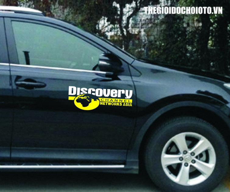 Decal Tem Chữ Discovery