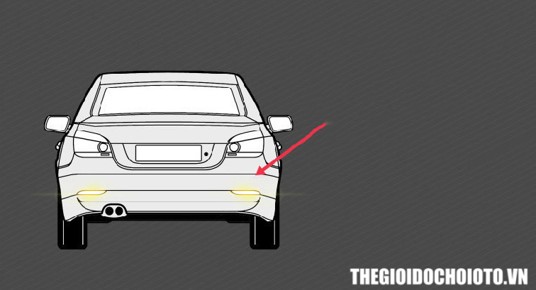 Decal Tem dán phản quang ô tô cảnh báo đuôi xe loại cao cấp 3M Kim cương