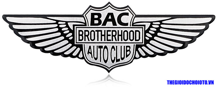 Logo đôi cánh thiên thần BAC BROTHERHOOD AUTO CLUP