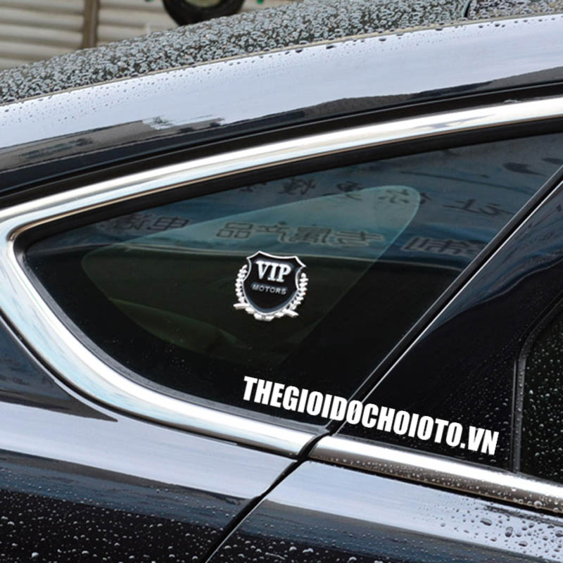 Logo Vip Motors dán xe ô tô