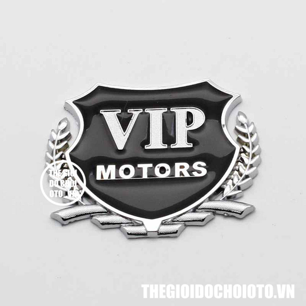 Logo Vip Motors dán xe ô tô