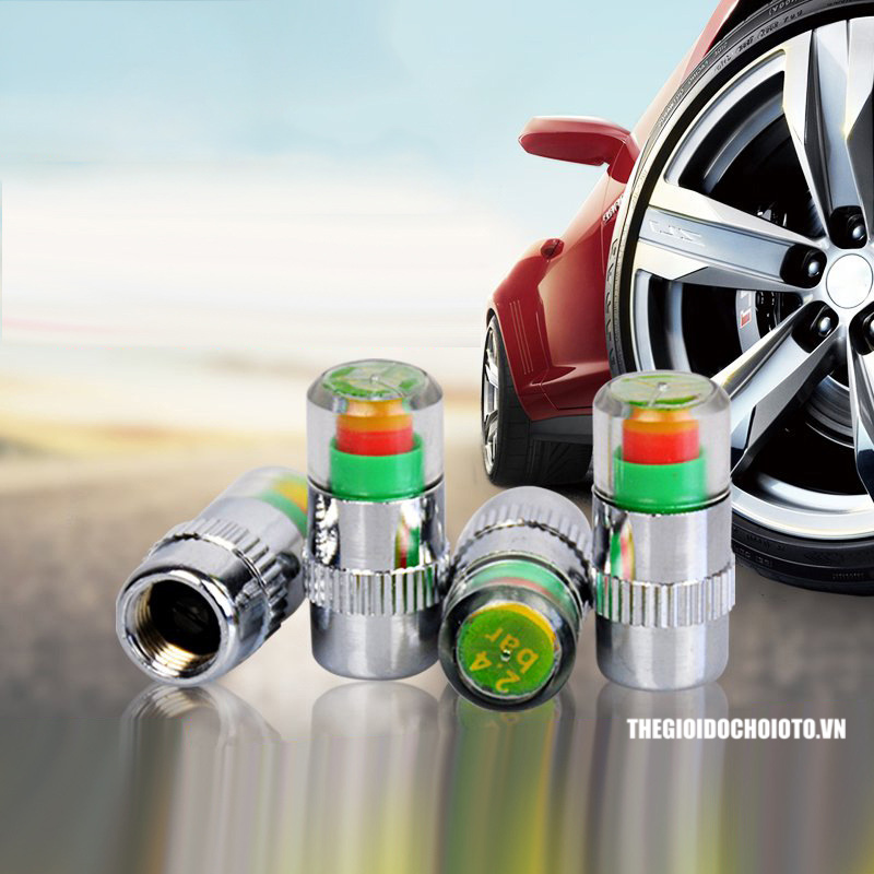 Nắp van lốp ô tô cảnh báo áp suất lốp