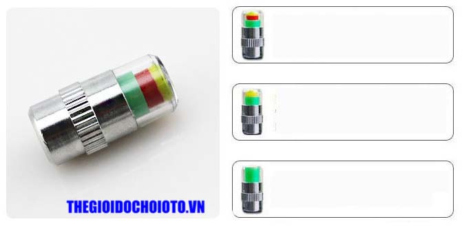 Nắp van lốp ô tô cảnh báo áp suất lốp