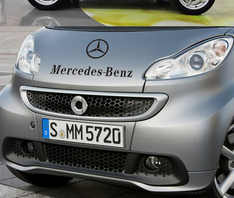 Tem decal chữ Mercedes-Benz