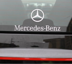 Tem decal chữ Mercedes-Benz MS-137
