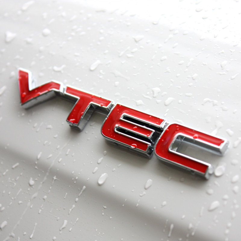 Logo tem chữ Vtec i-vtec 2.4 dán xe ô tô Honda