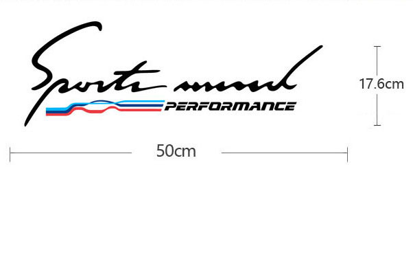 Tem Sportmind Performance dán trang trí ô tô