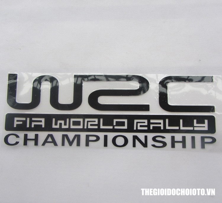 Tem WRC Fia World Rally Championship dán sườn xe ô tô