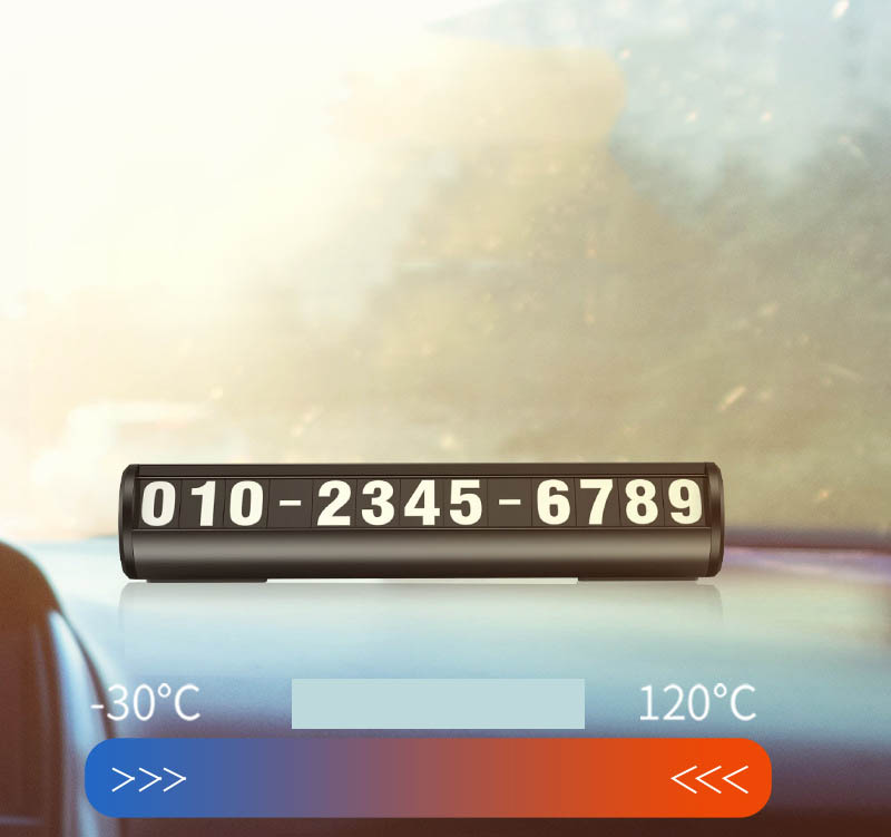 Bảng ghi số điện thoại trên ô tô ( mẫu 32)