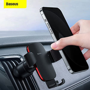 Giá đỡ điện thoại Baseus trọng lực kẹp cửa gió ô tô (mẫu 25)