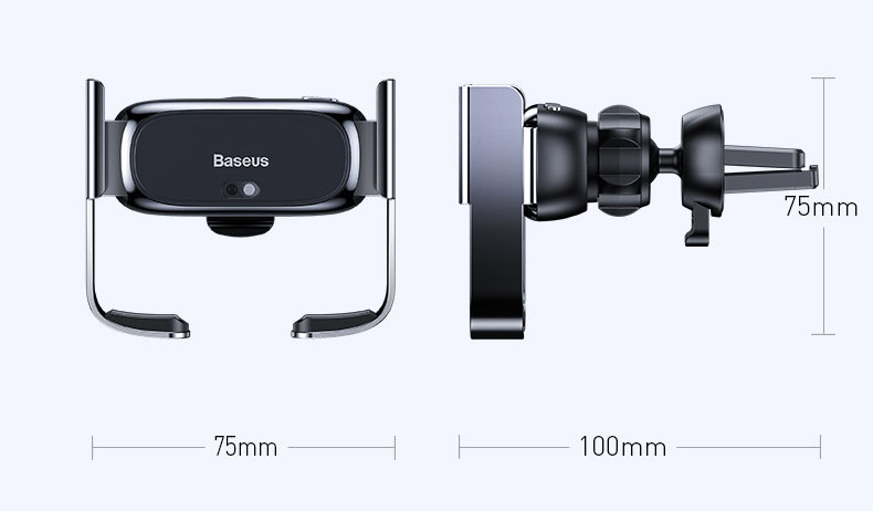 Giá đỡ điện thoại Baseus cảm biến hồng ngoại kẹp mở tự động ( mẫu 82)