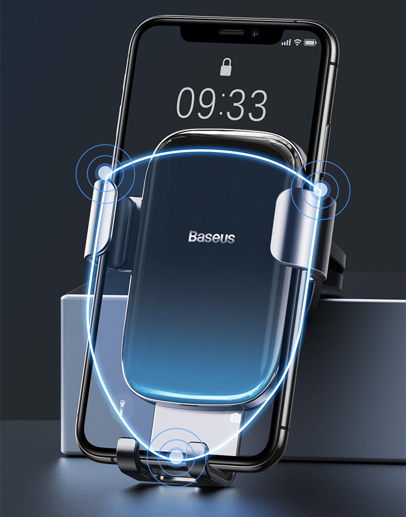 Giá đỡ điện thoại Baseus trọng lực  kẹp cửa gió ô tô (mẫu 25a)