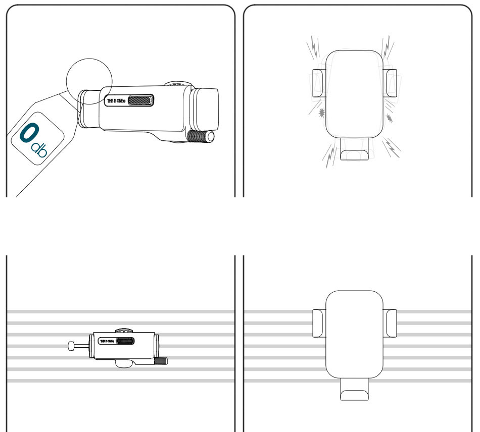 Giá đỡ điện thoại kẹp cửa gió điều hòa ô tô ( mẫu 102 )
