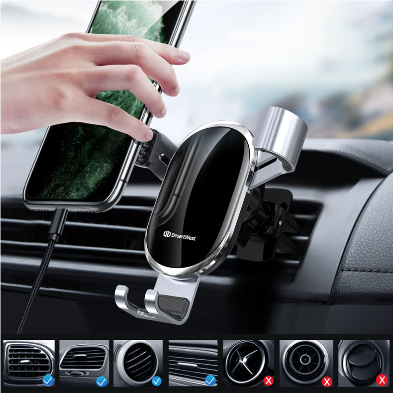 Giá đỡ điện thoại kẹp cửa gió điều hòa ô tô ( mẫu 103 )