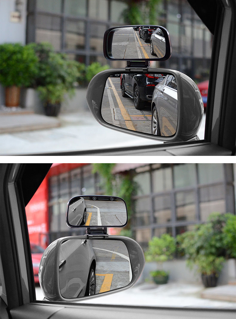 Gương phụ trợ gắn trên gương ô tô xóa điểm mù góc rộng vùng quan sát