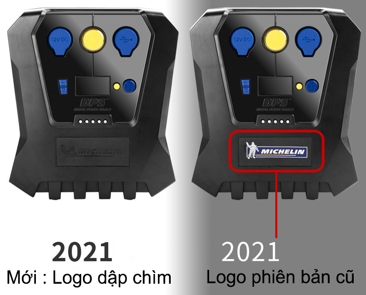 Máy bơm lốp ô tô Michelin 4398ML Logo mới