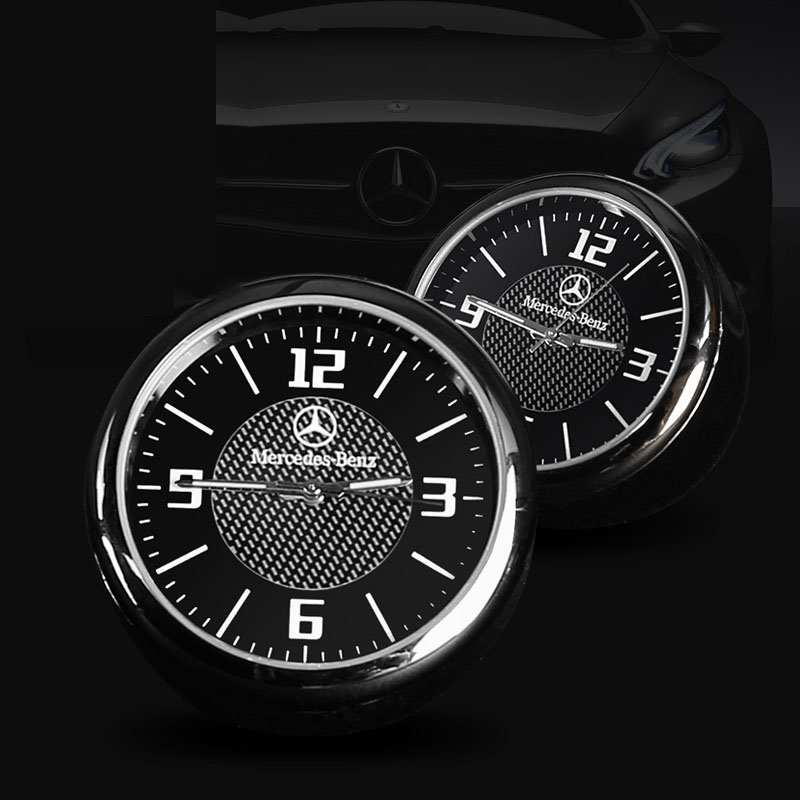 Đồng hồ logo các hãng xe trang trí ô tô