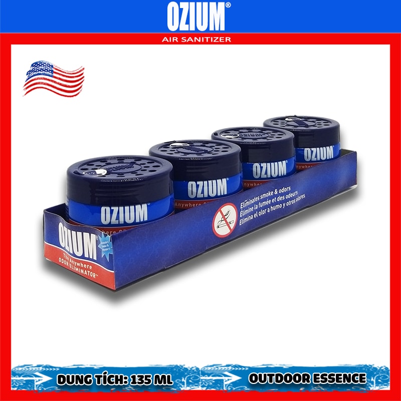 Sáp Gel khử mùi ô tô Ozium Outdoor từ Mỹ