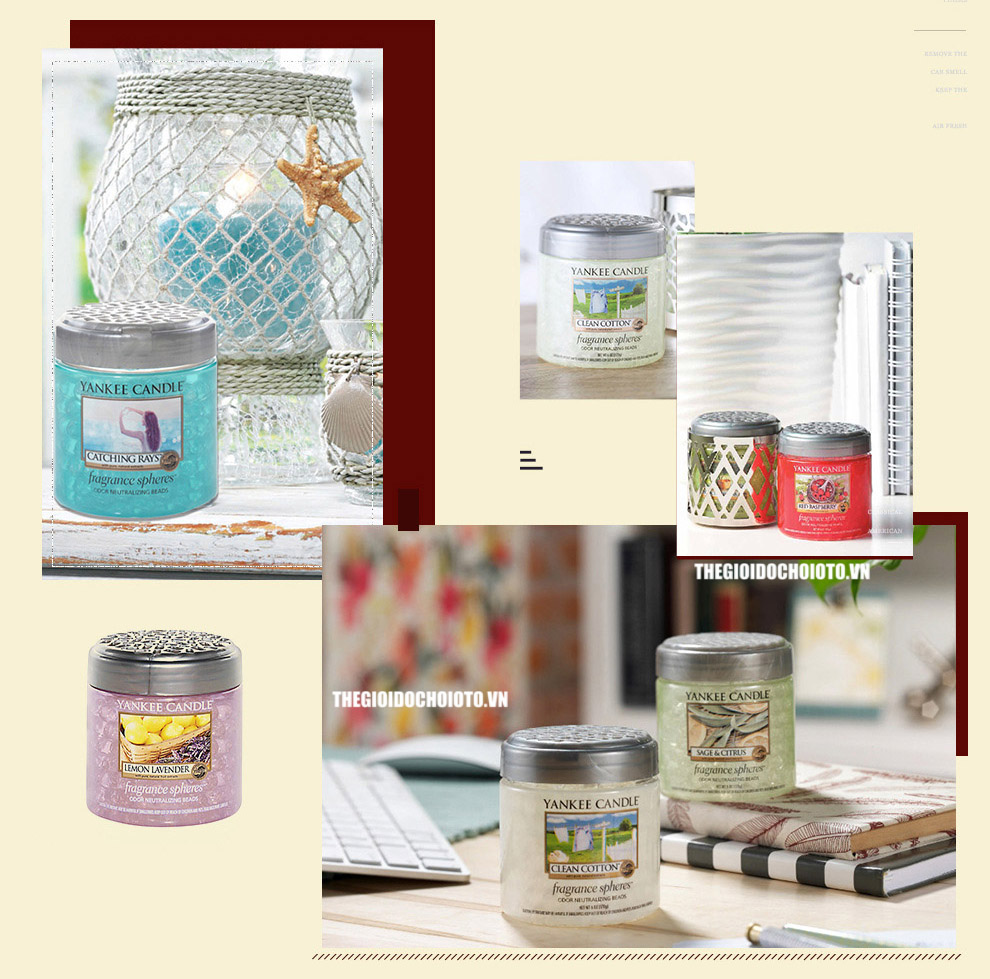 Sáp Thơm Ô Tô Cao Cấp Candle Yankee Nhập Khẩu Từ Mỹ
