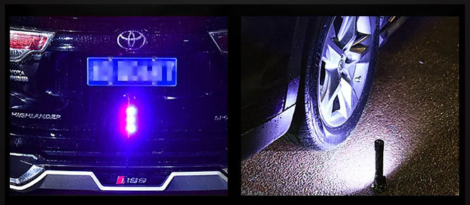 Búa phá kính ô tô đa năng kết hợp đèn pin ( mẫu 8 )