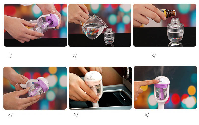 Máy phun sương tạo độ ẩm ô tô Nanum