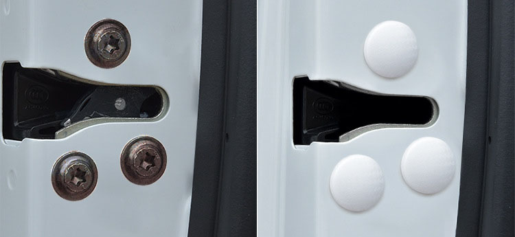 Nắp dán trang trí và bảo vệ vít cánh cửa xe ô tô chống rỉ