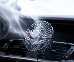 Quạt Baseus gắn cửa gió điều hòa ô tô cho hơi lạnh siêu mát mùa hè
