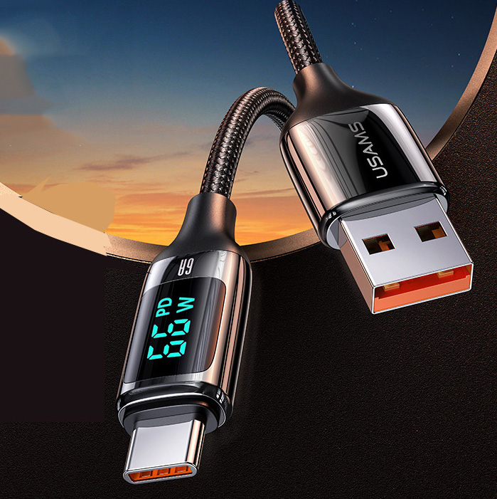Cáp sạc nhanh điện thoại Iphone cao cấp chính hãng Usams ( mẫu 8 )