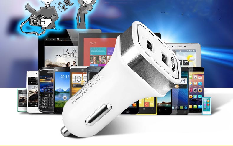 Tẩu sạc điện thoại 2 cổng usb cho ô tô xịn thương hiệu SCUD