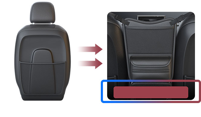Túi đựng đồ treo giữa 2 ghế ô tô ( mẫu 20 )