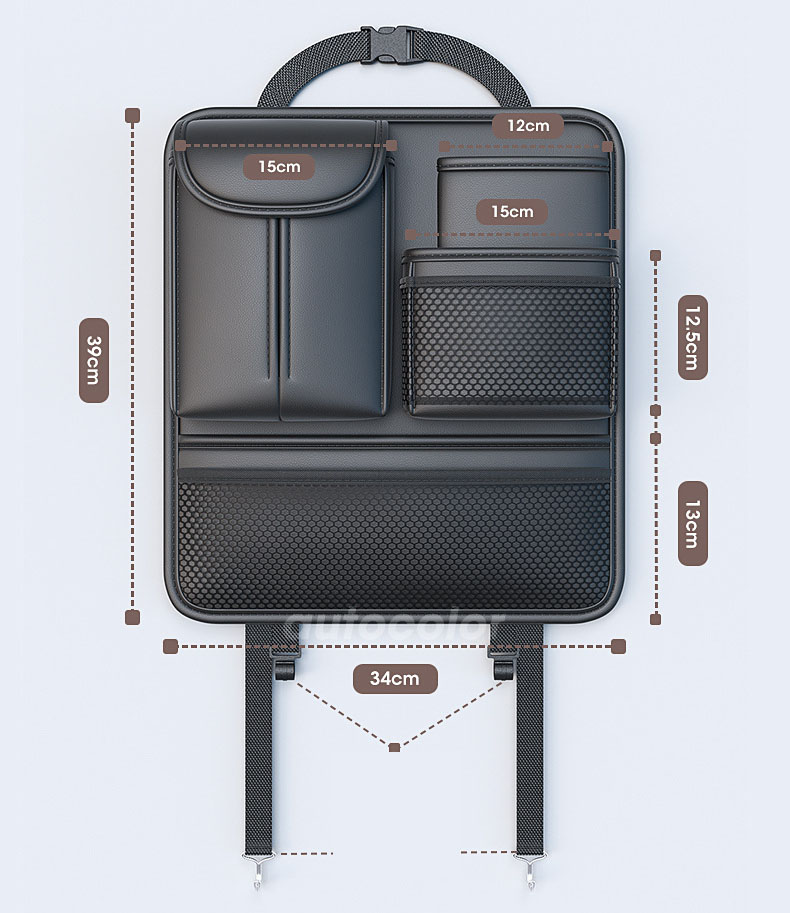 Túi đựng đồ treo sau ghế ô tô cao cấp ( mẫu 19 )