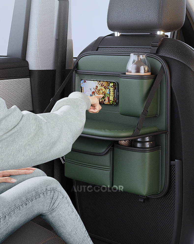 Túi đựng đồ treo sau ghế ô tô có bàn ăn cao cấp ( mẫu 22 )